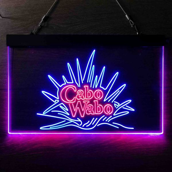 Cabo Wabo Dual LED Neon Light Sign